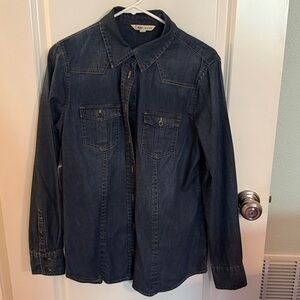 Cabi Dark Blue Denim Shirt